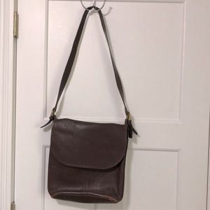 Coach brown leather purse